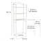 Household Essentials 3-Tier Metal Over the Toilet Storage Shelf